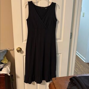 Size small Eddie Bauer Elegant Black Wrap  Dress